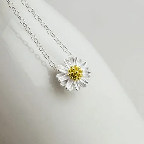 Colar Margarida Prata 925 - Pr0573