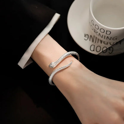 Pulseira Bracelete Cobra Prata 925 - Pul1514