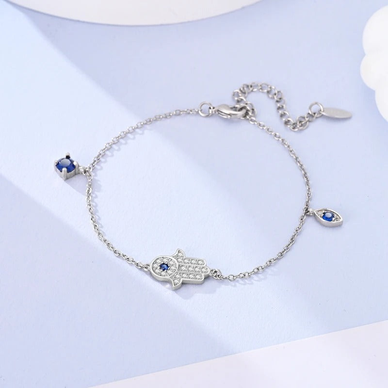 Pulseira Olho Grego Prata 925 - Pul528