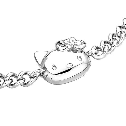 Pulseira Hello Kitty Prata 925 - Pul144