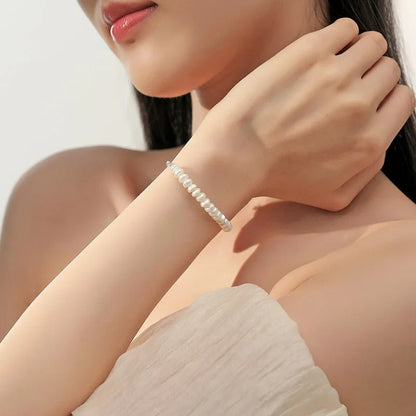 Pulseira Pérolas Prata 925 - Pul311