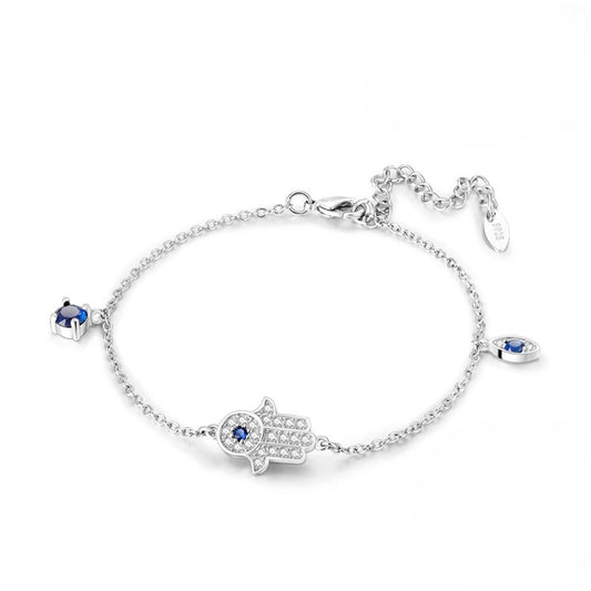 Pulseira Olho Grego Prata 925 - Pul528