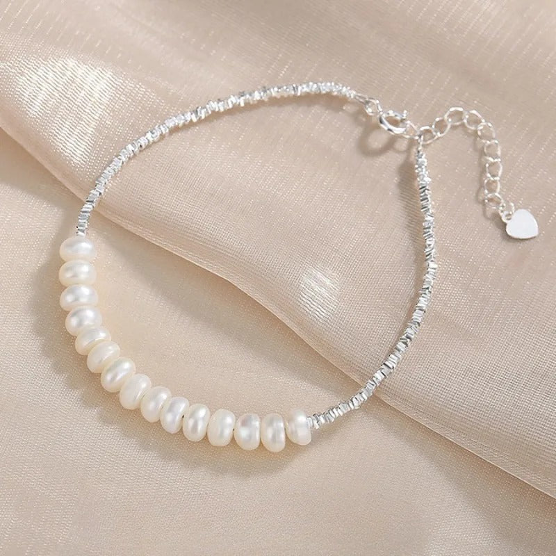 Pulseira Pérolas Prata 925 - Pul311