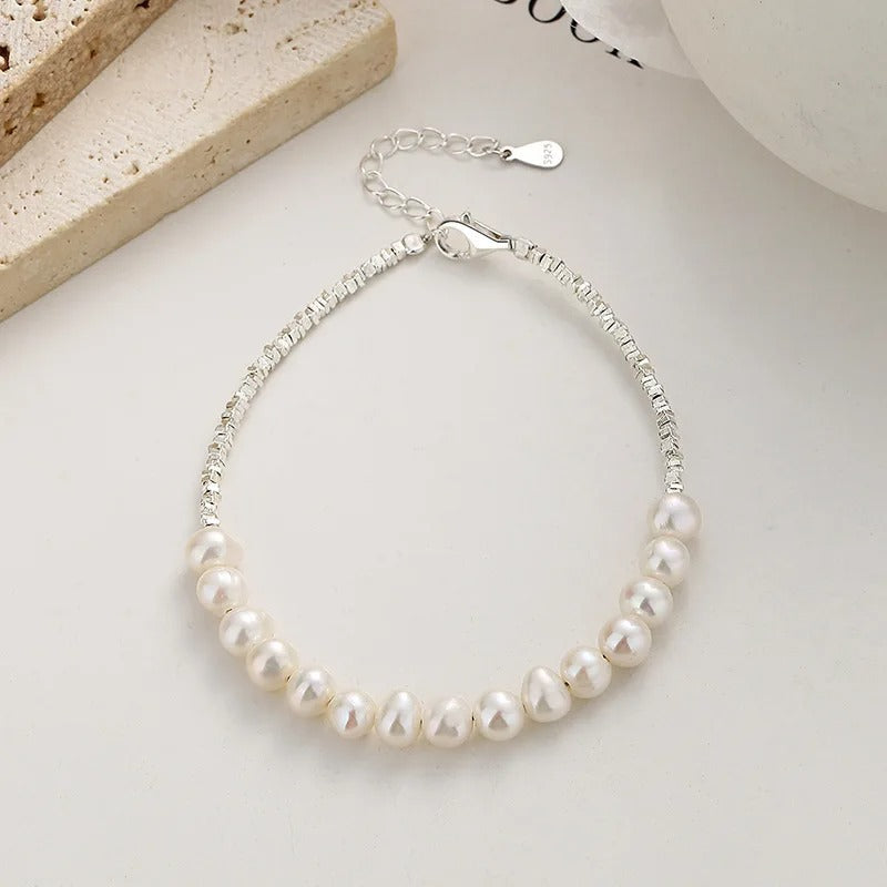 Pulseira Pérolas Prata 925 - Pul311