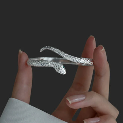 Pulseira Bracelete Cobra Prata 925 - Pul1514