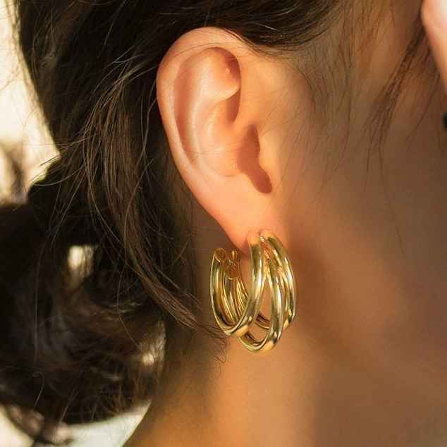 BRINCO TUBINHOS BANHADO EM OURO 18K - BR712