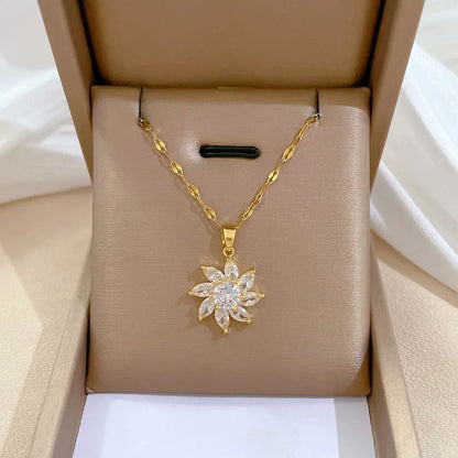 Conjunto Flores Banhado Em Ouro 18K - Conj245