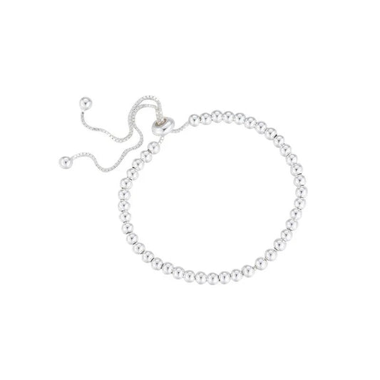Pulseira Bolinhas De Prata 925 - Pul6849