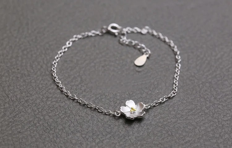 Pulseira Margarida Prata 925 - Pul431