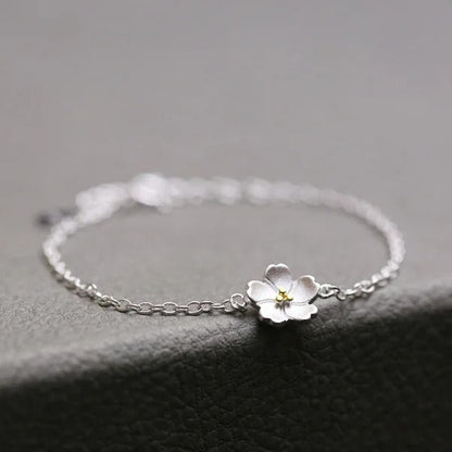 Pulseira Margarida Prata 925 - Pul431
