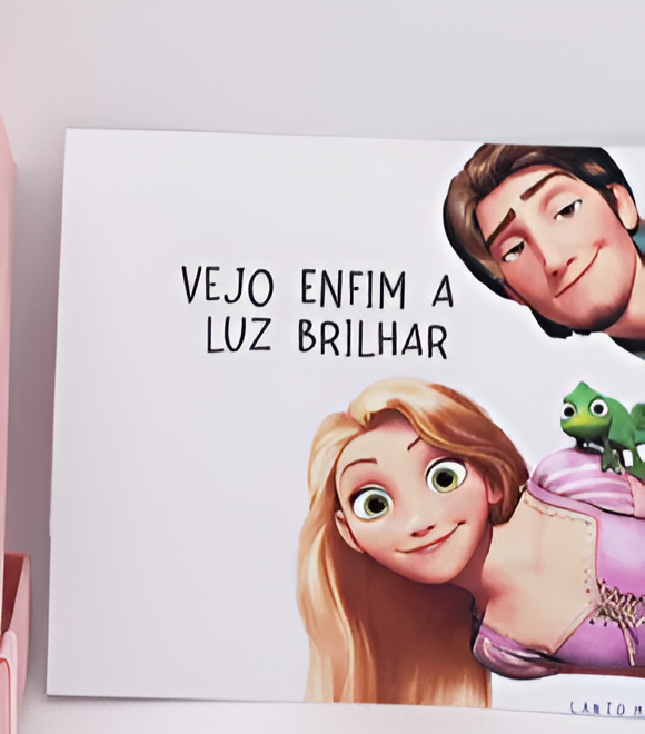 Colar Sol Rapunzel Cravejado Banhado em Ouro 18K