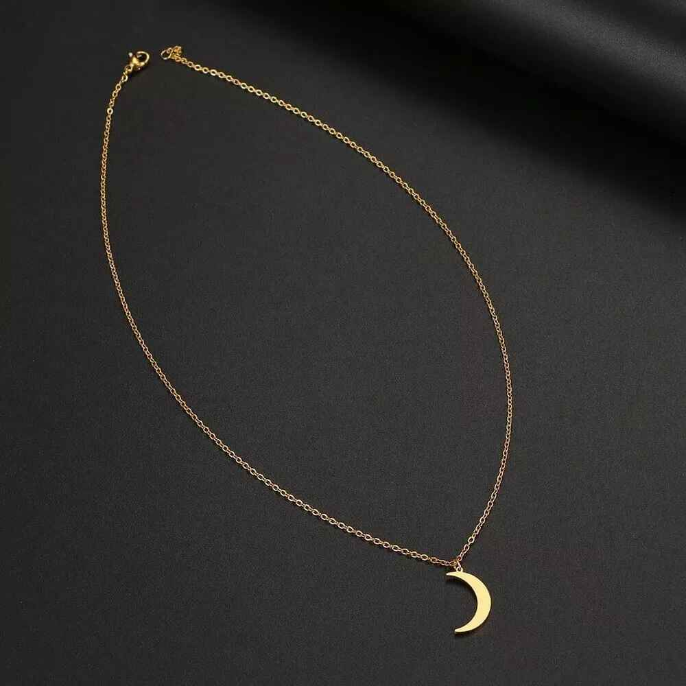 COLAR LUA BANHADO EM OURO 18K - GARGSI16