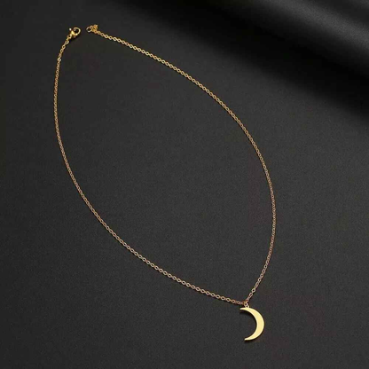 COLAR LUA BANHADO EM OURO 18K - GARGSI16